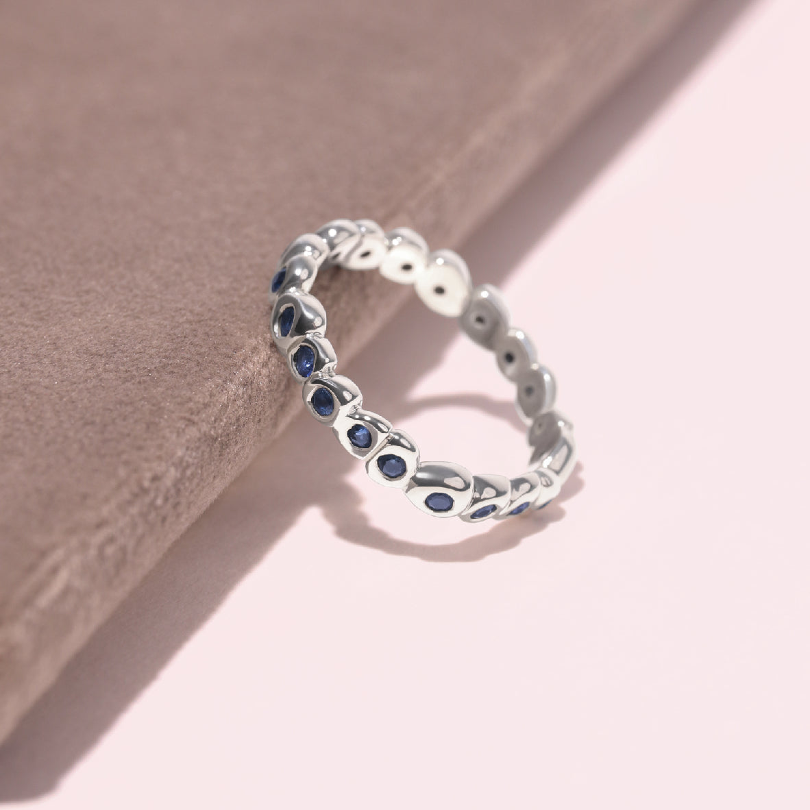 ANILLO MINI CLASTO ZAFIROS