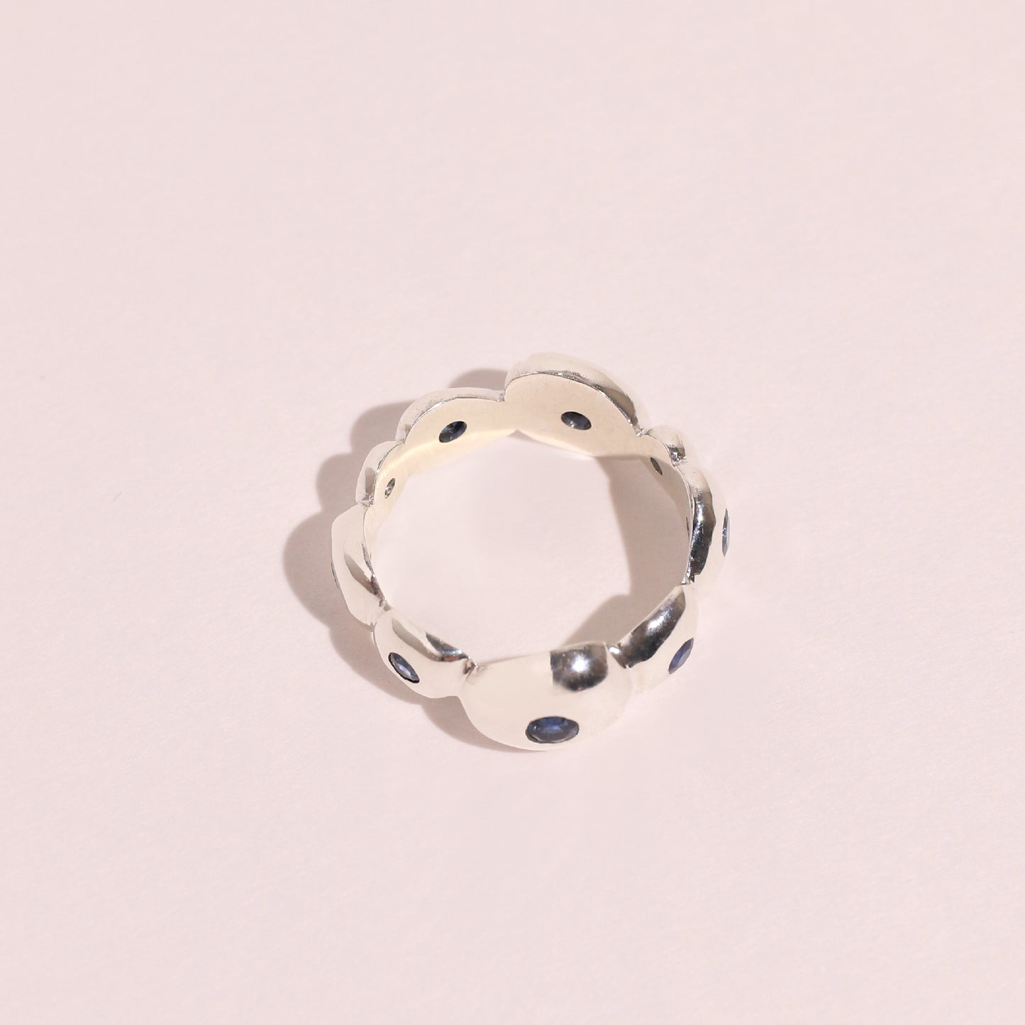 ANILLO CLASTO ZAFIROS