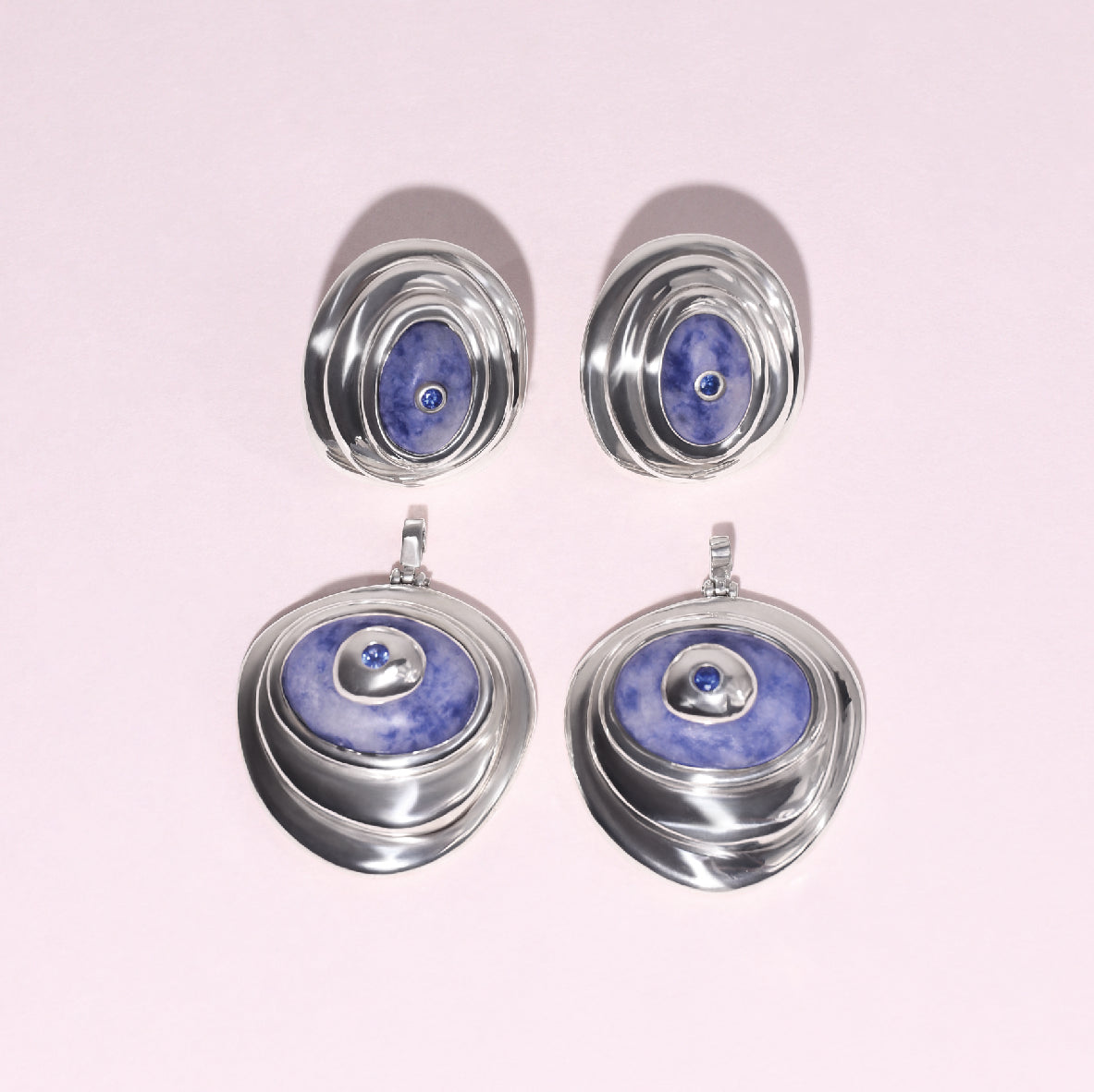 PENDIENTES MONOLITO ZAFIRO