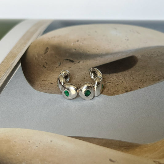 EARCUFF CLASTO ESMERALDAS