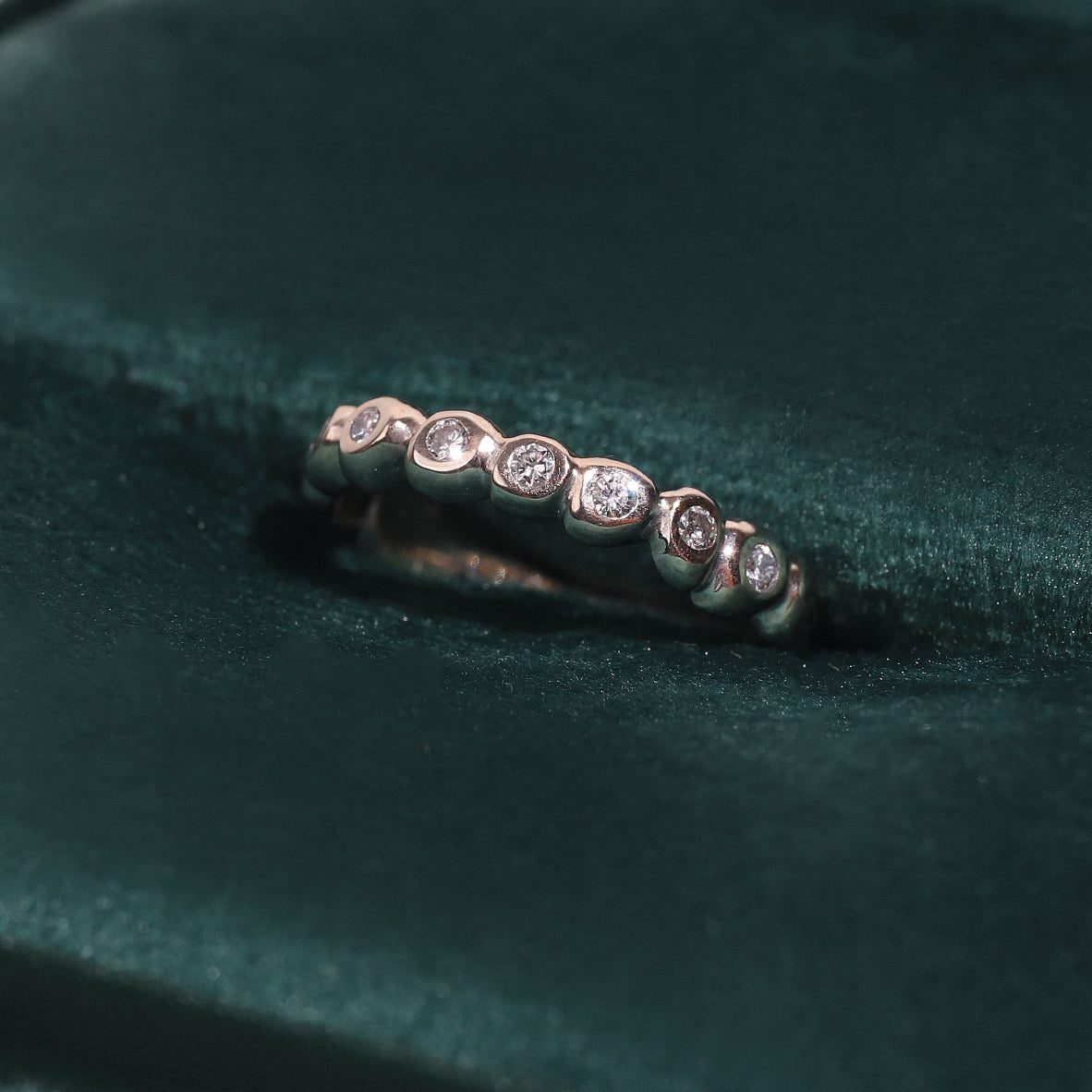 ANILLO MINI CLASTO DIAMANTES