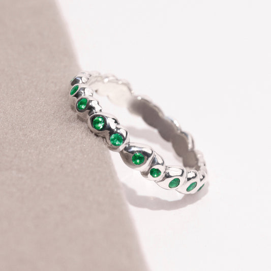 ANILLO MINI CLASTO ESMERALDAS
