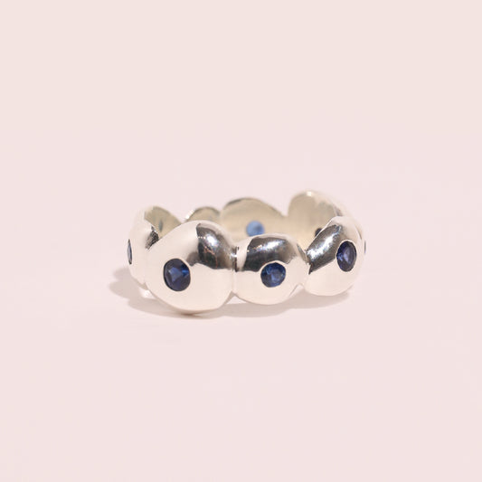 ANILLO CLASTO ZAFIROS