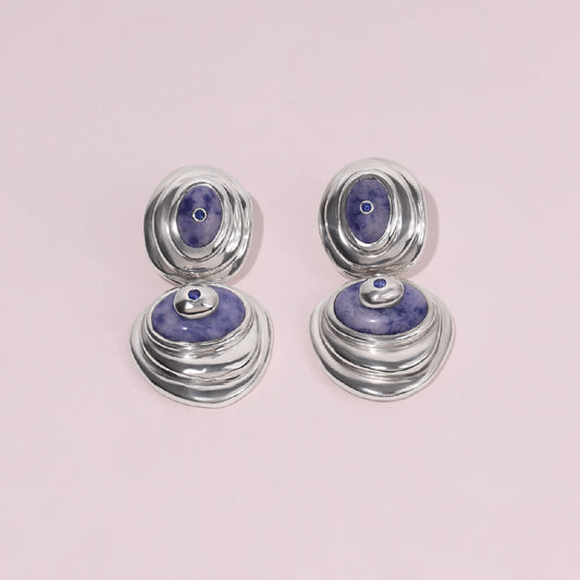 PENDIENTES MONOLITO ZAFIRO